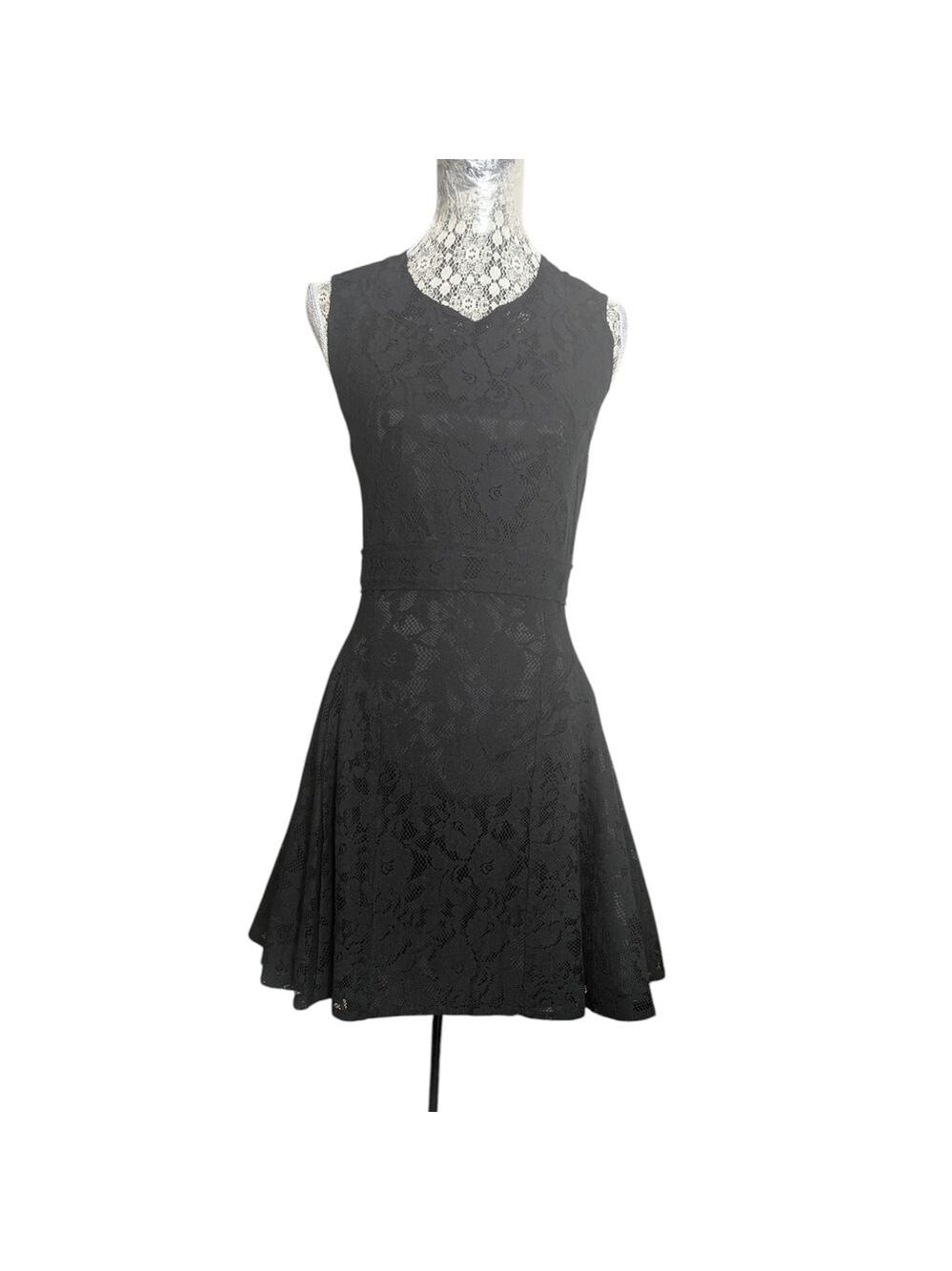 Zac Poison Z Spoke Black Lace Dress - Picture 3 of 13